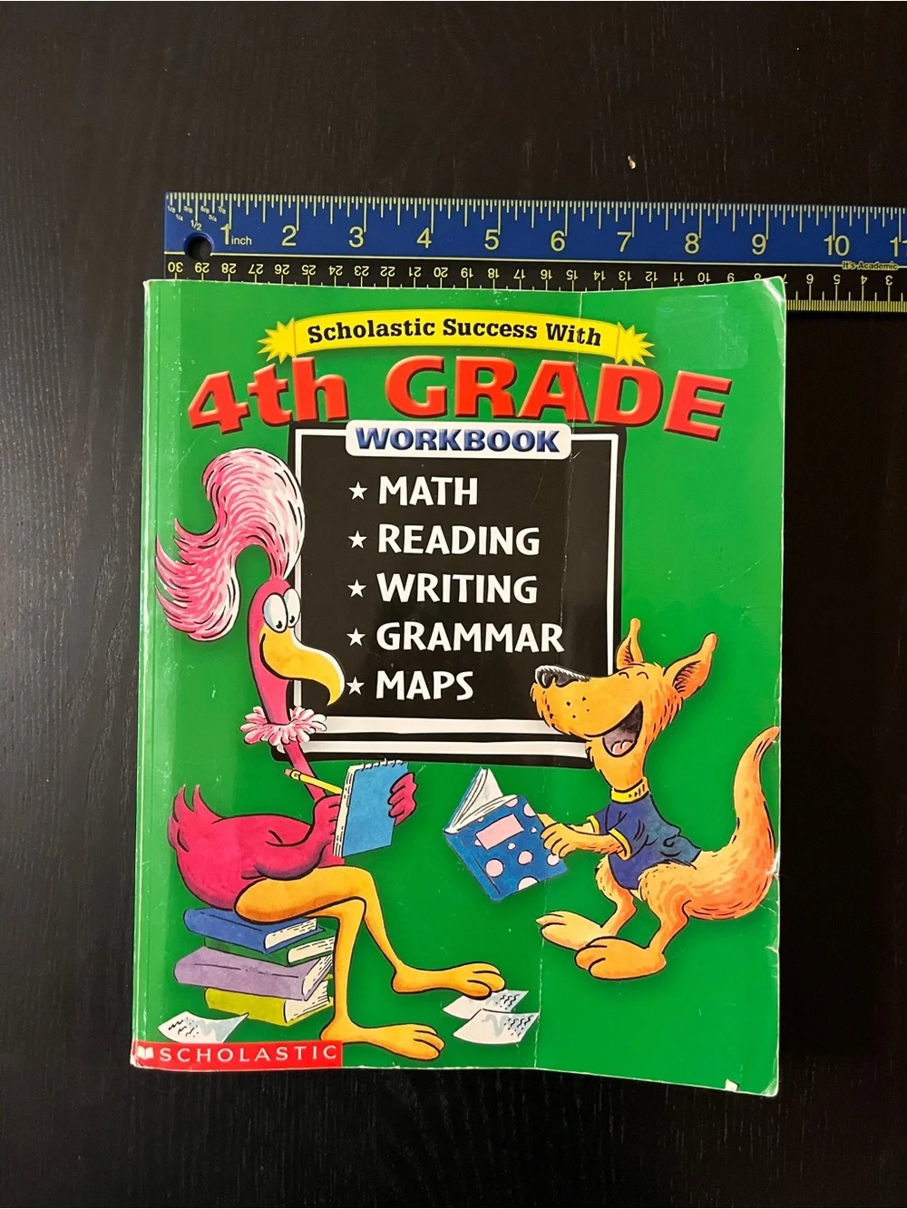 Scholastic Success With 4th Grade Workbook Math Reading